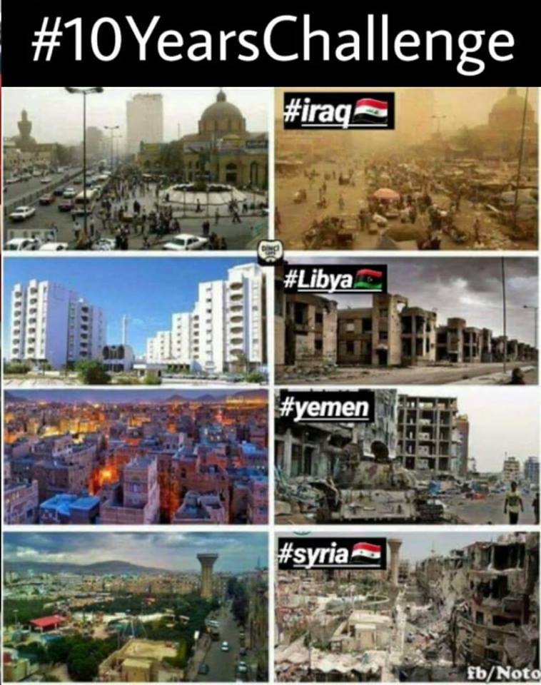 Speechless.......

#10YearChallenge #stopkillingmuslim #Syria #Iraq #Libya #Yemen #war #justiceforsyria #justiceforiraq #justiceforyemen #justiceforlibya