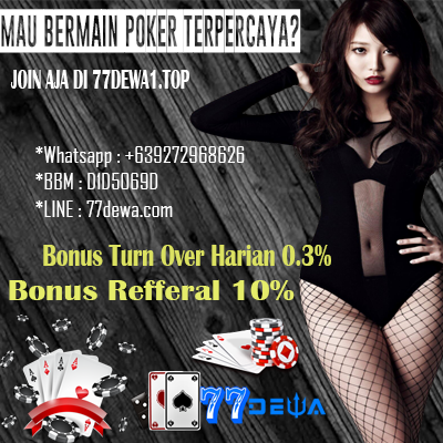 Hayoo bosque yang mau join mumpung ada promo dan bonus menarik! Kunjungi Web Judi Poker 77Dewa dengan klik tautan berikut : bit.ly/2AQ4xhI

#Judipoker #Pokeronline #Pokerterpercaya #Bokep #Bokeponline #Pasutri #Eksib #openBO #Avail #DebatCapres