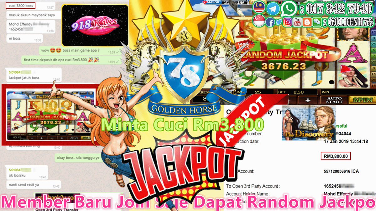 GoldenH78's tweet photo. Wsp: https://t.co/h1iqfOnOfw

📲 Wechat: #goldenh78
📲 Blog: https://t.co/0kMbO7OGXE
📲 Wasap/Telegram : 017 342 7940

#Live #Casino #Slot #918Kiss #Mega888 #Live22 #Joker #Ace333 #Football #CockFight #4D #Win #Cuci #Top #GoldenHorse #Singapore #Malaysian #Discovery #TheDiscovery https://t.co/Z5bZ3QVvhq
