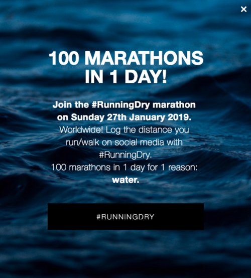 6km for #runningdry and <a href="/minaguli/">Mina Guli</a> 
Each day, nearly 1,000 children die due to preventable water and sanitation-related diseases. (UNDP) Join Mina on January 27th: 100 marathons in one day!