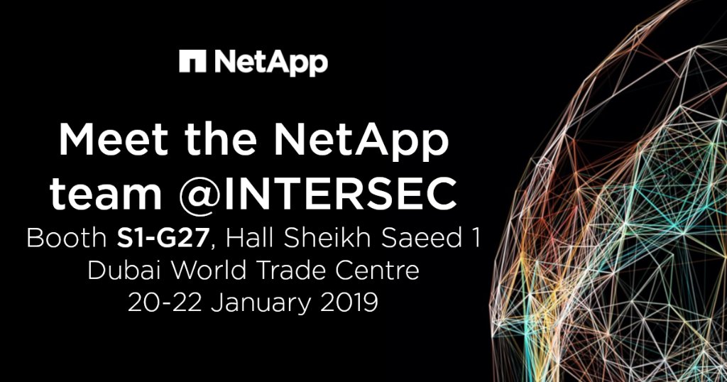 NetAppME's tweet photo. Do you already have plans for next week? Visit us at #Intersec2019 and discuss your security and video surveillance needs!! #NetAppIntersec #NetAppVSS https://t.co/GAnTxoaH3U https://t.co/n9XoSRSJAt