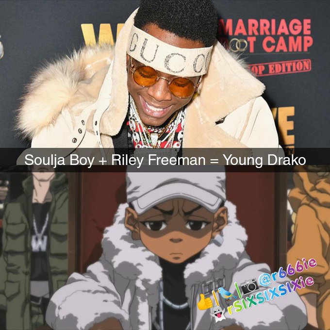 .@SouljaBoy + #RileyFreeman = #YoungDrako  @nojumper  @WORLDSTAR @adam22  @cthagod  @djenvy @angelayee<a href="/tag/rileyfreeman"class="tags">#RileyFreeman</a><a href="/tag/youngdrako"class="tags">#YoungDrako</a><a class="tags" target="_blank" title="On Twitter" href="/?out=eyJ0eXAiOiJKV1QiLCJhbGciOiJIUzUxMiJ9.eyJpYXQiOjE3MjY2NDA2MDksImlzcyI6InR3cG9ybnN0YXJzLmNvbSIsIm5iZiI6MTcyNjY0MDYwOSwiZXhwIjoxNzU4MTc2NjA5LCJyZWRpcmVjdF91cmwiOiJodHRwczovL3R3aXR0ZXIuY29tL25vanVtcGVyIn0.8zOlC5-WPOsRTKYBlR4GbObkG7Ds23ihiAK7IykPkk_FZejkQtKSkGA8uD82TOrjehH6MVSUiaoiqKZai7evuw">@nojumper</a>