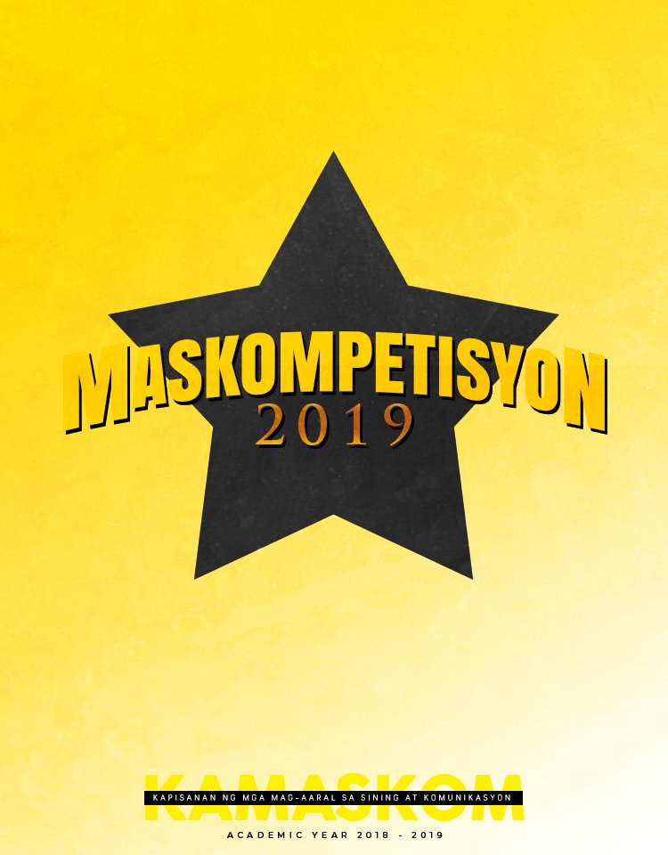 UPHSDKamaskom's tweet photo. In celebration of the CAS Days, KAMASKOM along with the Department of Communication presents #MASKOMPETISYON2019

Open to all BA Communication students, MASKOMPETISYON is an event where students can hone their skills in scriptwriting and production.

See you there, KAMASKOM! 🌟 https://t.co/AUMCA3yb3v