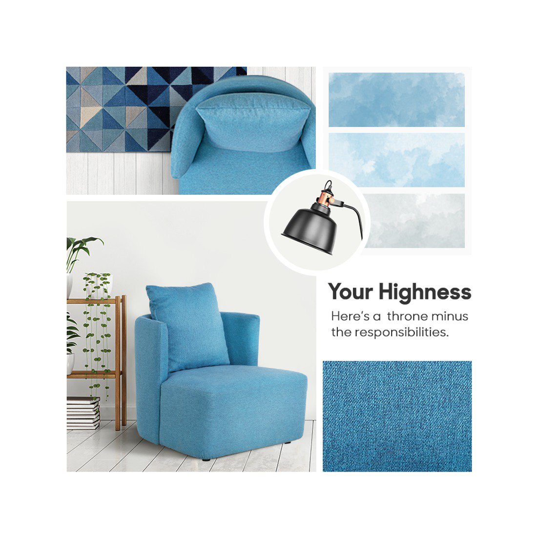 scriptonlineind's tweet image. Pair it with a printed cushion or a knitted throw and you’re good to go.
With a cushioned anatomy, the Dome Easy Chair brightens up your lounging experience. #ScriptYourSpace