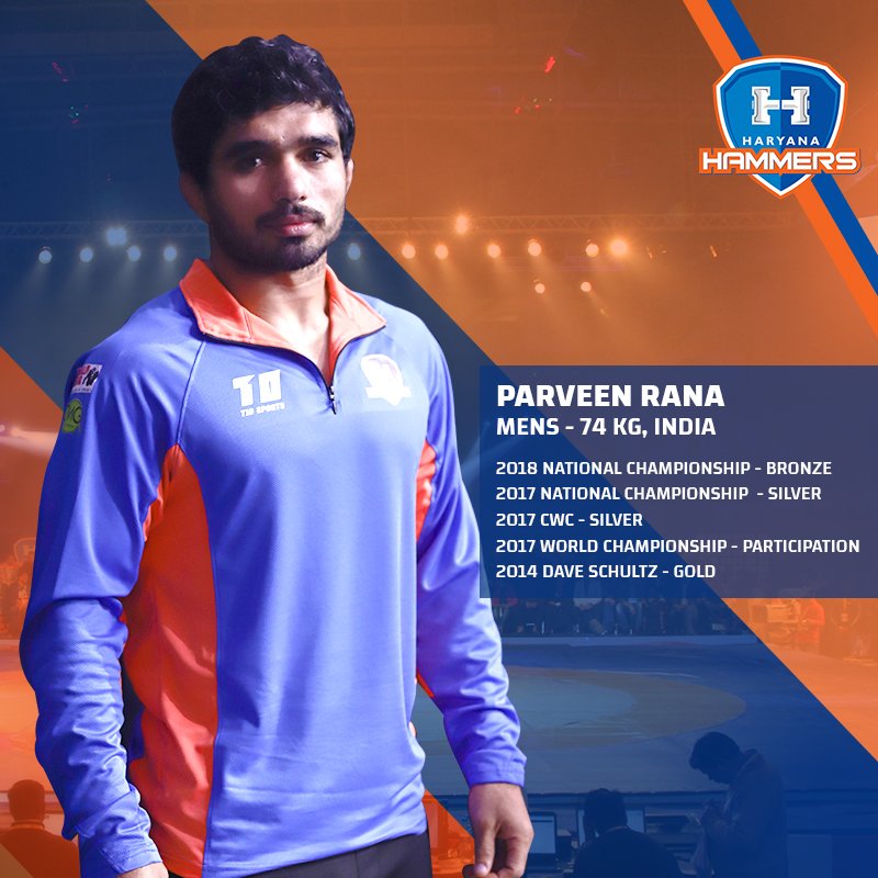 Meet our National Championship Silver medalist and a damdaar player of Haryana Hammers- Parveen Rana (74kg category) at Pro Wrestling League season 4.
#FightHardFearNothing #DePatakKe #PWL4 #India #competition #wrestling