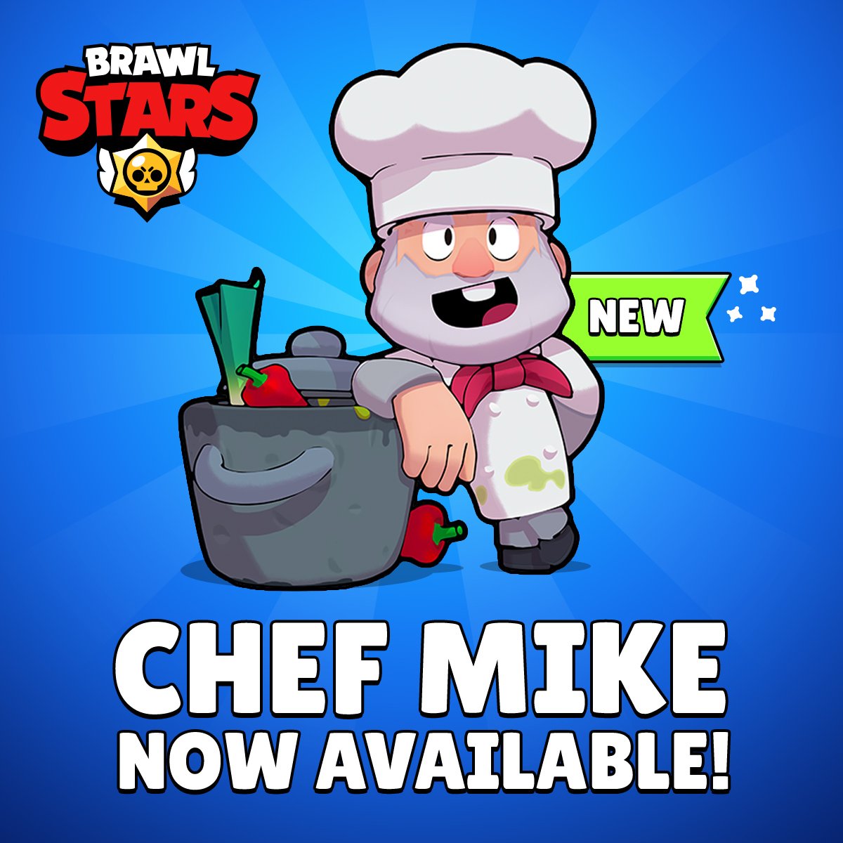 Brawl Stars On Twitter Chef Mike Is Available Now - brawl stars dynamacchina
