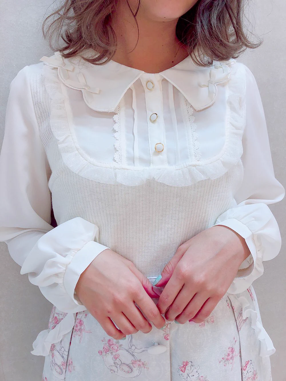 LIZ LISA スカラップリボン衿リブトップス ピンク LIZ LISA on X: 