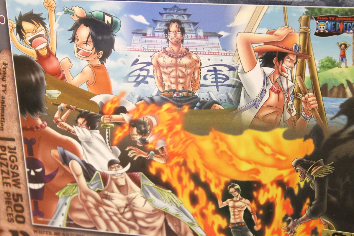 One Piece麦わらストア渋谷本店 No Twitter おすすめ ジグソーパズル500ピース 火拳のエース 2 000円 税 好評発売中 麦わらストア Onepiece