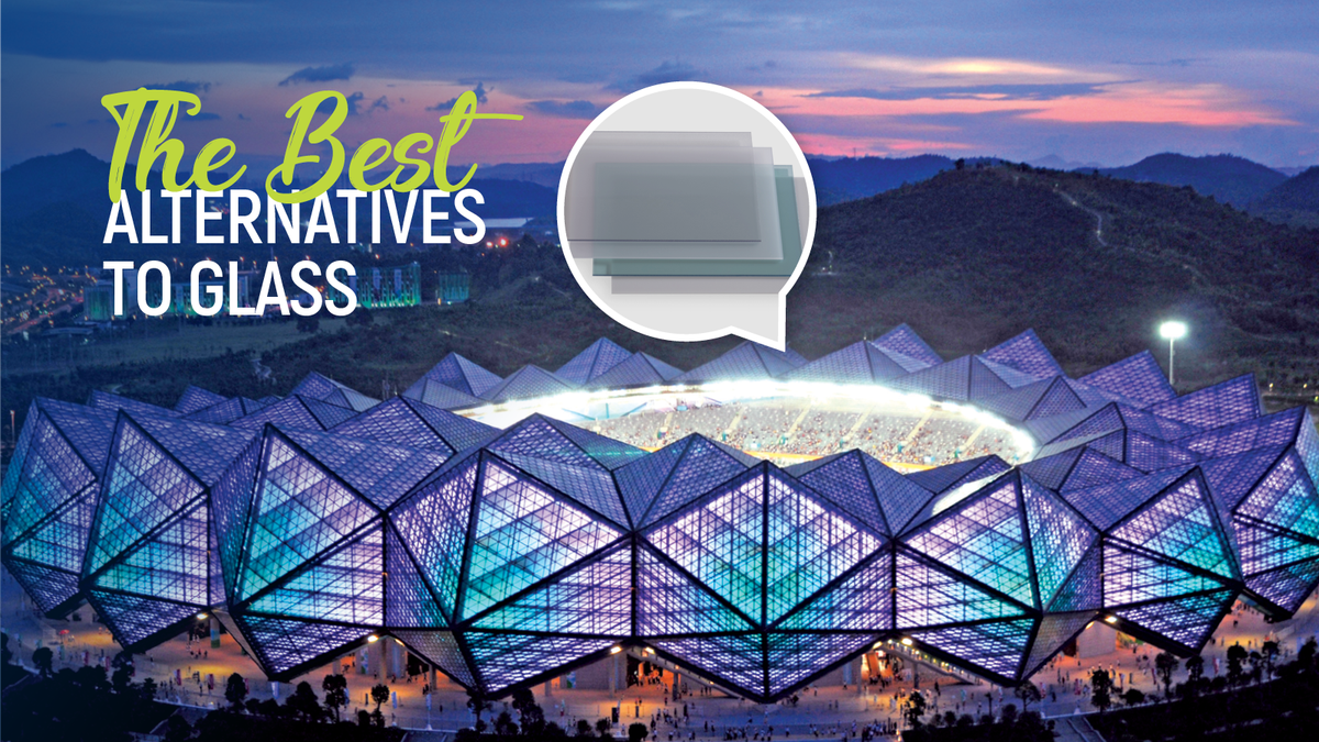 Palsun solid polycarbonate sheets are nicknamed "transparent steel" because they are 200 times stronger than glass. See more great polycarbonate solutions here: hubs.ly/H0fVf0K0