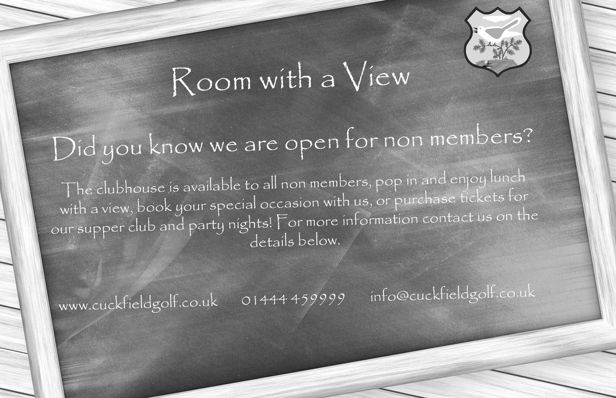 Did you know 'Room with a View' is open for non members? Pop in and enjoy a coffee and slice of homemade cake in our cosy clubhouse... 🔥