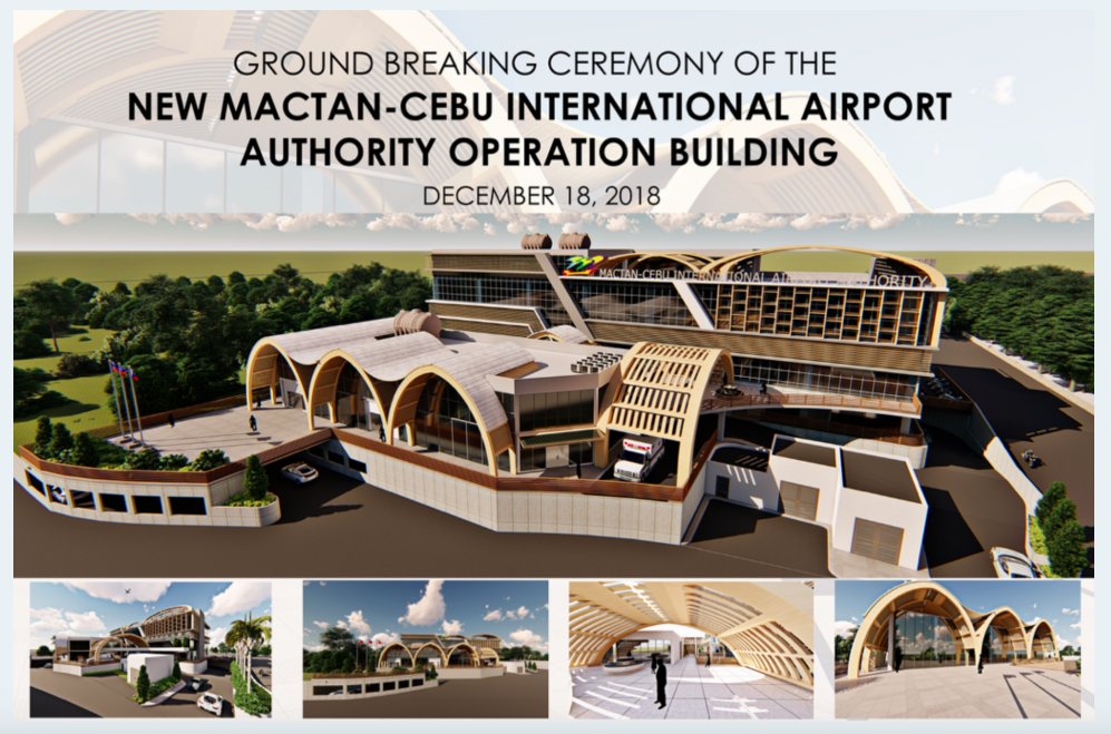 mciaa_official's tweet photo. Cebu, your all-new Mactan-Cebu International Airport Authority Operation Building has broken ground last December 18, 2018! https://t.co/sK3yqJFpnV