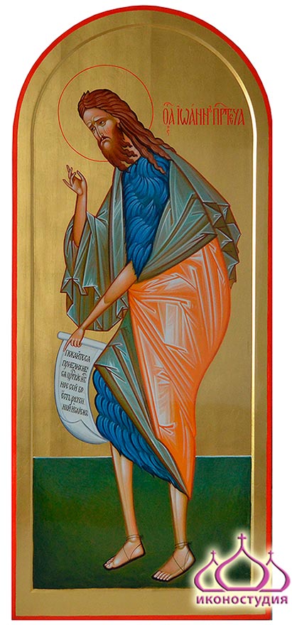 iconostudia's tweet photo. Готова #икона. Образ Пророка, Предтечи и Крестителя Господня Иоанна. Деисусный ряд иконостаса. https://t.co/tiW5ZqXxOz