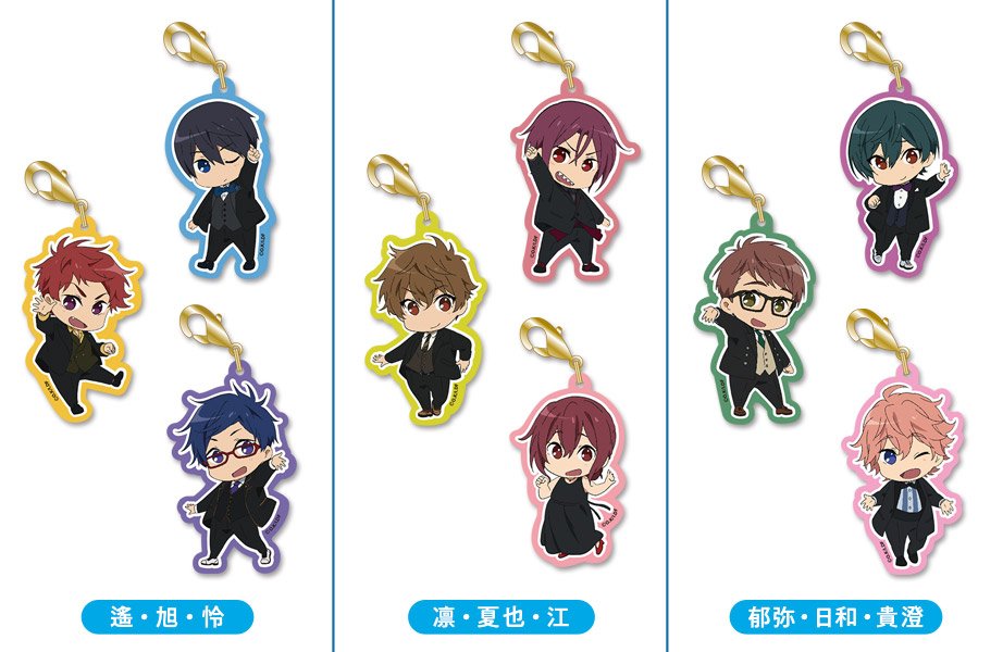 Fate シリーズ　アクリルチャームセット CDケース風アクリルチャーム（全3種）