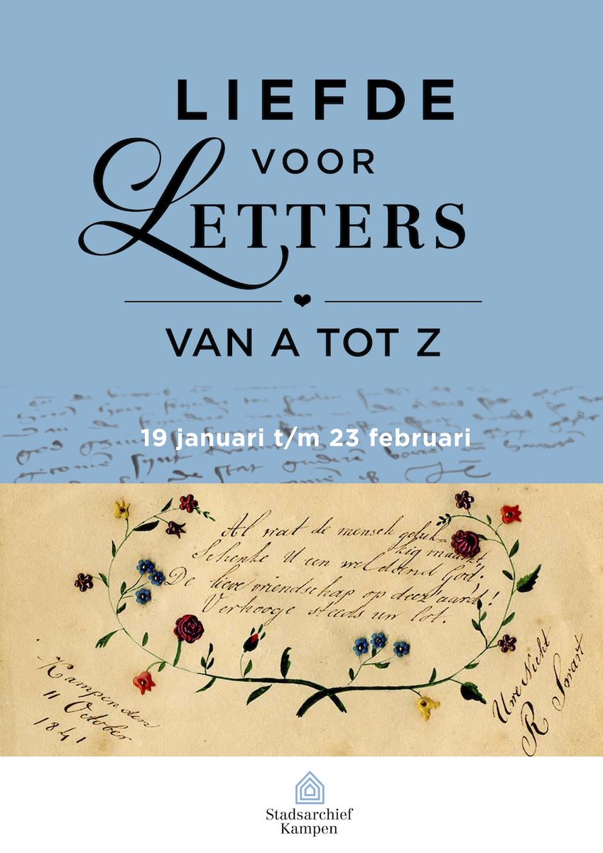 SAkampen's tweet photo. Morgen om 15.00 uur wordt de Expositie Liefde voor Letters door Floris Joustra geopend. Kom kijken, ontdekken, testen en stemmen!
❤️Liefde in letters ❤️Monnikenwerk  ❤️Schoonschrift ❤️Op zien Kampers.  De expo is tot 23 feb in @destadskazerne. #liefdevoorletters #visitkampen https://t.co/awEGRzUbGu
