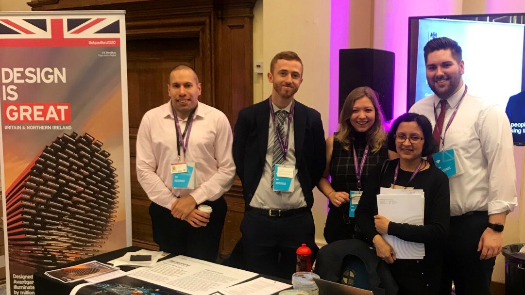AntoniaRomeoUK's tweet photo. DIT project delivery professionals attended HMG’s Project Delivery Conference this wk to showcase #Expo2020, #Lima2019, &amp; Intl Trade Profession. Project delivery profession = important enabler of successful implementation of Govt policy. #ABrilliantCivilService #Delivery19 https://t.co/1ewwTHvVmy