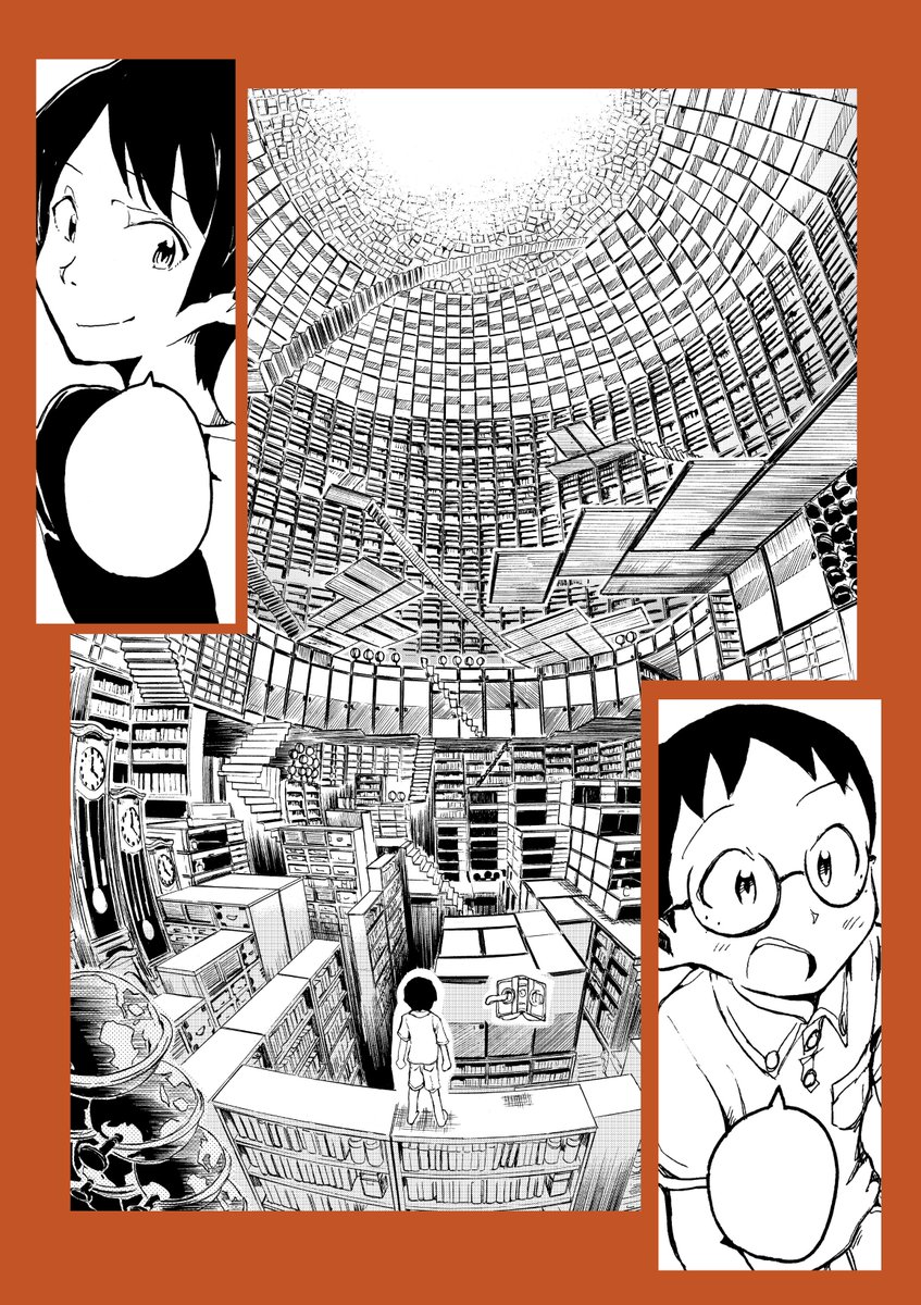 新潮社さんのWEBサイト「くらげバンチ」内の「くらげファーム」にて
読切漫画「魔典来りて六畳魔」を掲載させていただいております。
魔法の本を見つけた少年が子供部屋を無限に拡張して大宮殿を作ってしまうお話です。
ここから読めます。お気軽にどうぞ!https://t.co/fr6pTwAtea https://t.co/8xGfu8pXRH