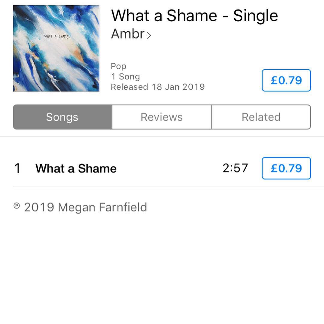 It’s finally here!!! What A Shame is out in the musical world! It feels like we’ve been working on this project forever so for it to finally be here is mad. Big thanks to everyone involved - you are all amazing 💎 Please go and show the track some love!