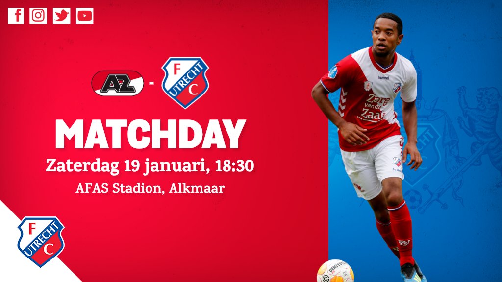 💪 MATCHDAY! 1 RT = Come on #fcutrecht!
#azutr #matchday