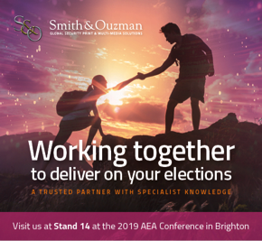 ZunomaPrint's tweet photo. We’re helping local authorities rise to the challenges of #2019. Find out more about what we can do for you at the @AEA_Elections Conference. #workingtogether 🗳🗳 https://t.co/cMQs4SZM2d