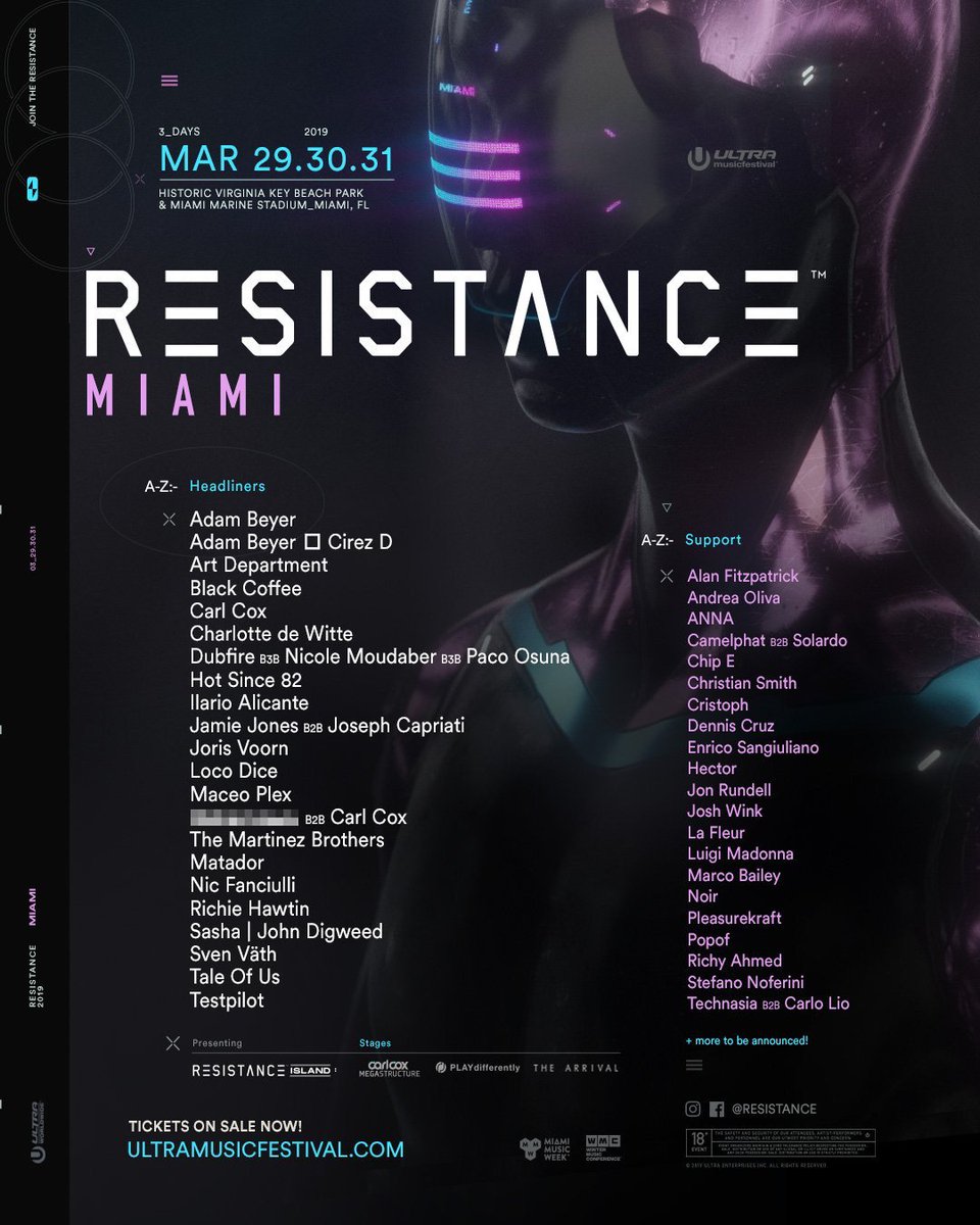 SpeirNews's tweet photo. @resistance 🙌 @ultra #miami gonna be 🔥#DriveMusicExperience on #SpeirTV #DjSpeir #Speir #CircuitParty #Rave #Edm #Follow #Raver #RaverMag #DanceMusic #Live #RaveGirls #Music #Phoenix #Arizona #Goodtimes #Plur #Djs #ASU https://t.co/MNM4bEnq3O