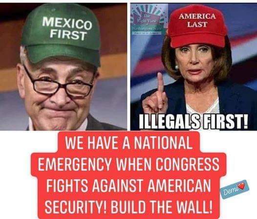America First. #SecureOurBorder #BuildTheWall