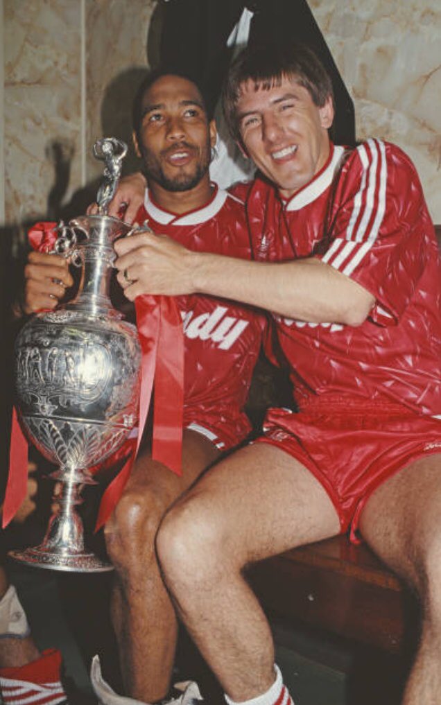 Happy Birthday Peter Beardsley pictured with John Barnes   