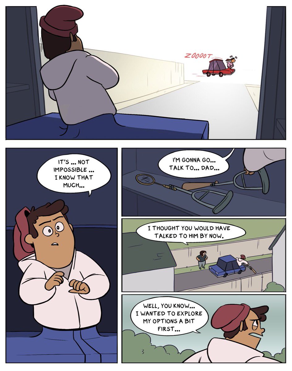 WOAH it's a Double Update Day!! Pages 18 and 19 of Cencars!!
#comic #comics #webcomic #webcomics #cartoon #cartoons #car #cars #centaur #centaurs #diabetes #diabetic #celiac #thosemakesenseincontextipromise #cencars!! 