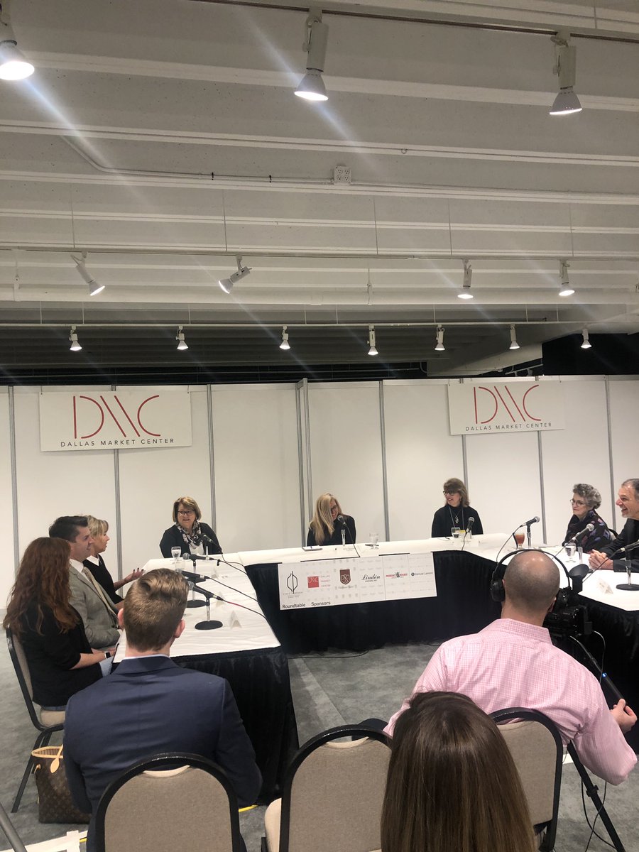 Enjoying the round table discussion with <a href="/GourmetInsider/">Gourmet Insider</a> <a href="/ToqueBlancheHMB/">Toque Blanche</a> <a href="/DallasMarket/">Dallas Market Center</a>