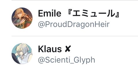 //changed my avi but I still can’t tell Klaus apart from Emile at a quick glance…