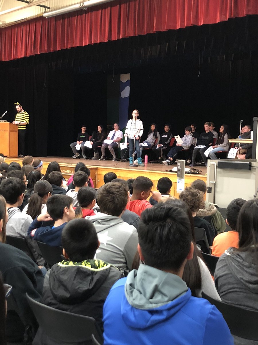 Our annual Spelling Bee is off to a great start! #112leads