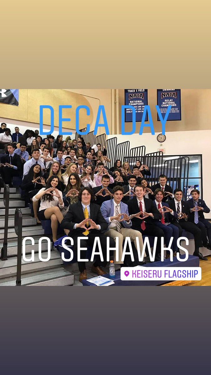 KeiserUFlagship's tweet photo. It’s DECA Day at #KeiserUFlagship and students are ready for the competitions! 🏆💫☀️#floridadeca @FloridaDECA https://t.co/skaFNQxFuE