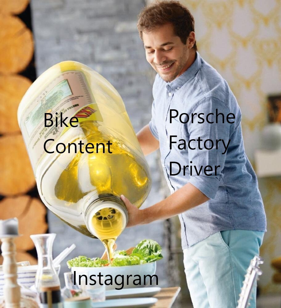 Juuuust a little cycling content