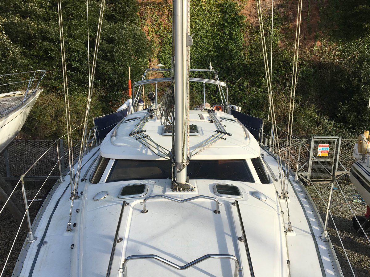 PetersenRigging's tweet photo. A picture of this completed re-rig using Petersen swage fittings and our GT Rigging screws. #yachtrigging #sailing #devon #petersen https://t.co/mGtPuMH2mk