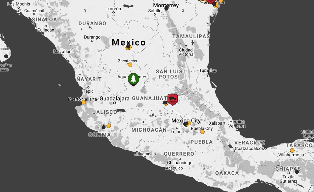 Why yes we are overlanding this weekend this far south of the border. See that red shield! That’s us. 🇲🇽👊 #jeepsies #overlandbound #jeepmafia #fulltimeoverland #overlandmexico