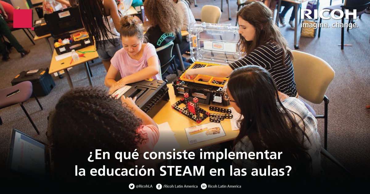 RicohLA's tweet photo. El 65% de los niños que hoy ingresan a las escuelas primarias trabajará en #empleos que aun no existen. ¡Conoce cómo Ricoh STEAM Lab los prepara para que desarrollen habilidades para las #carreras del futuro! https://t.co/l3NlXlGjnp 👈 https://t.co/hes9a2PS6f