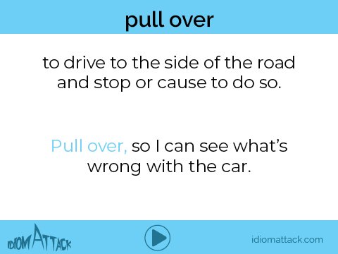 idiomattack's tweet photo. Have you ever had to pull over to check what was wrong with your car? If so what was wrong with the car?
#idiom #ESL #idiomattack #vocab #englishidioms #sayings #studyenglish #TESL #TOIC #OPIC #carproblems #roadproblems https://t.co/KfhDn55b5b
