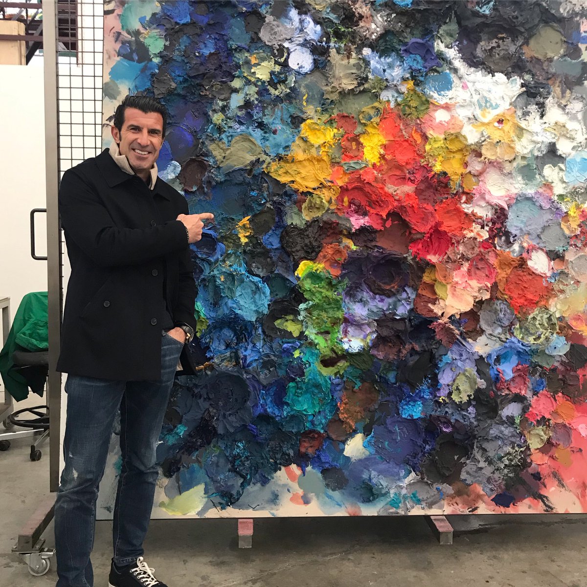 Great day visiting the atelier of a great painter and good friend #secundinohernandez  top👌👌🎨👨🏻‍🎨love the Art🤟🏼