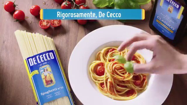 Un numero 1️⃣2️⃣ senza eguali 🍝
Rigorosamente... @DeCecco_pasta