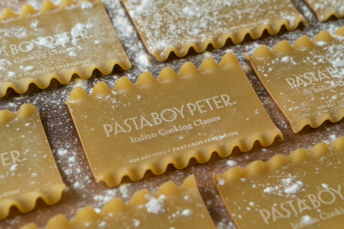 ucllc's tweet photo. Today on Brand New (Linked): Laser-etched lasagna business cards for @PastaBoyPeter by @rethinkcanada https://t.co/0CyI0JQ8pZ https://t.co/6VDQ9UCApP
