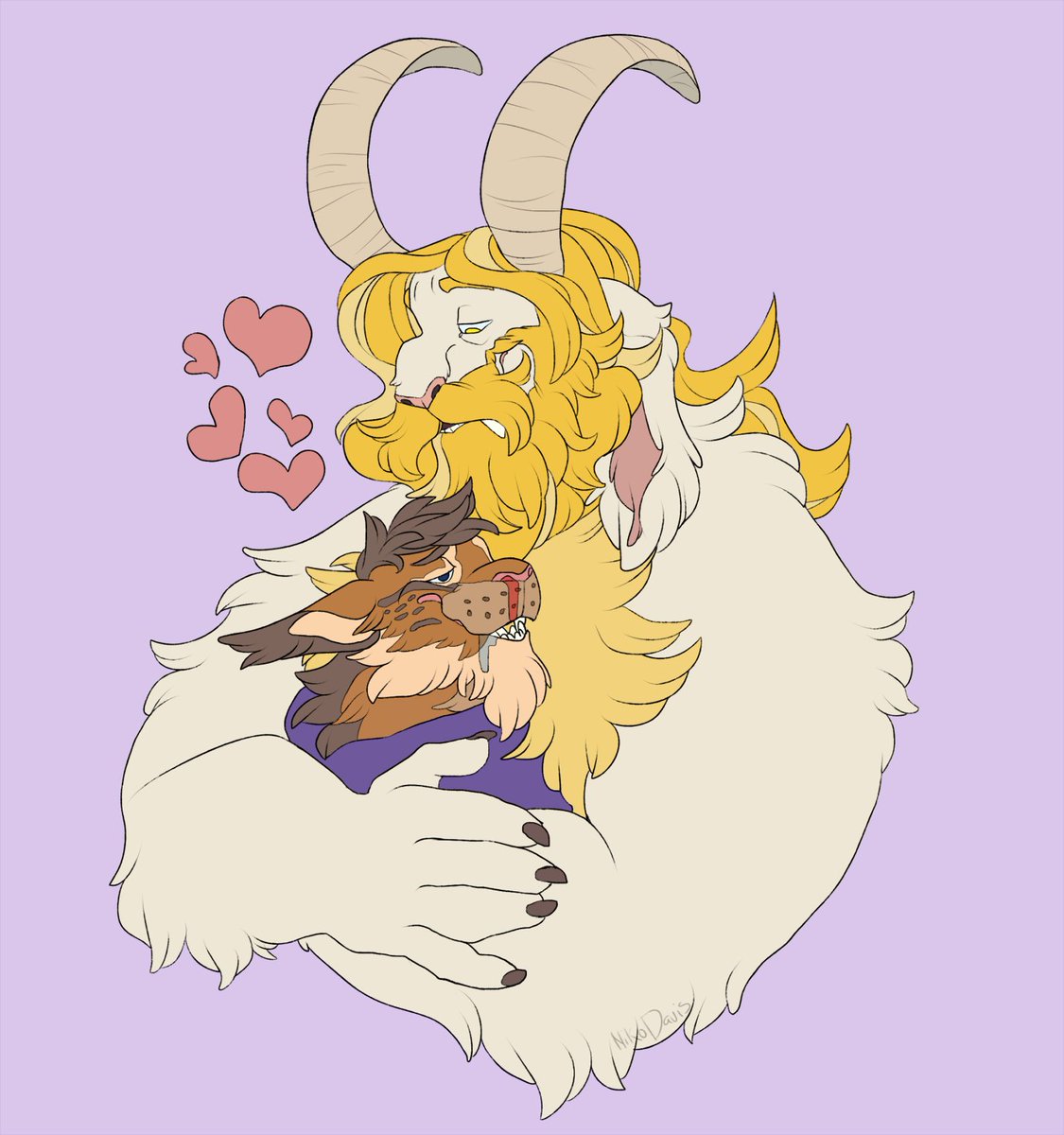 「Couldn't sleep cause too much sugar in me so I made Asgore huggin...
