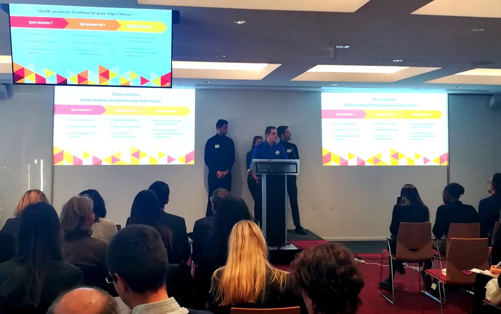 MaelleRedor's tweet photo. Quelle promesse d'embauche pour @SopraSteria ? C'est le sujet de l'équipe #OpenHR Sopra Steria !
#RH #recrutement #employmentbranding #MarqueEmployeur #InnovationRH https://t.co/3sr6RZxDTx