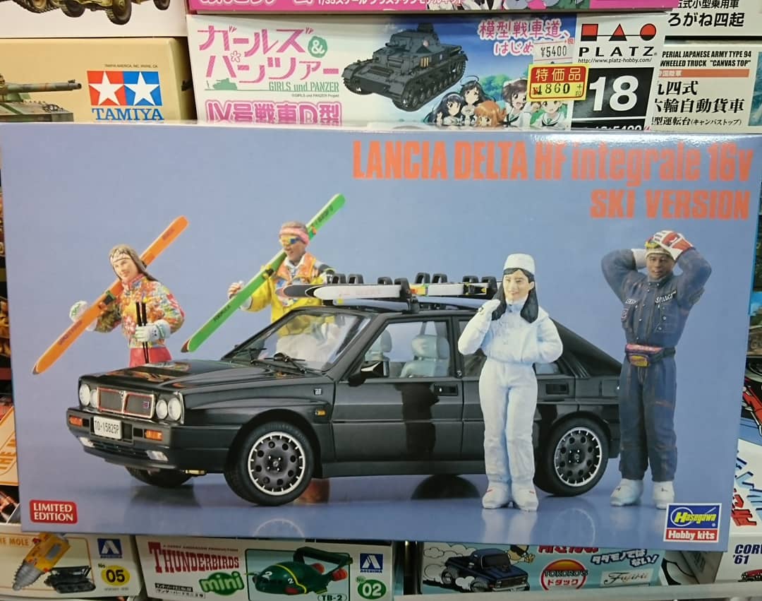 私をスキーに連れてって」的プラモデル入荷！ ハセガワ 1/24 ランチア