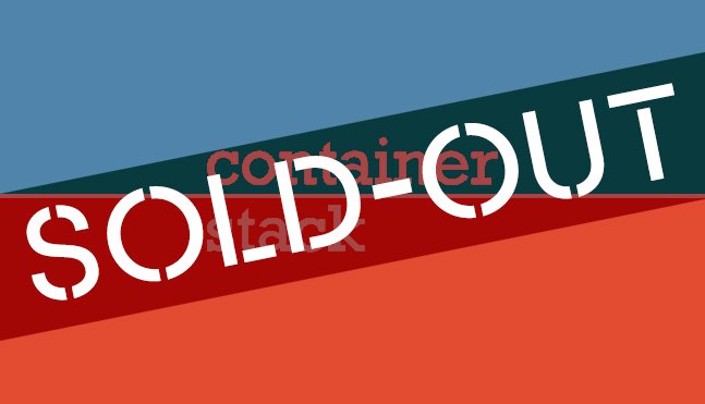 container_stack's tweet image. 📢 #containerstack is totally sold-out! The waiting list is open on Eventbrite.
eventbrite.com/e/container-st…