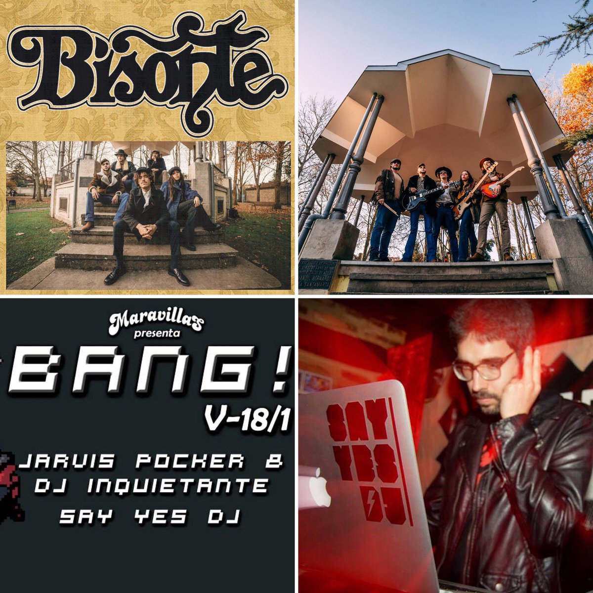 Ven al calor del Bisonte 🔥 Abrimos puertas a las 22.00 🔥 De 00.00 a 06.00 bailoteo con Say Yes DJ, Jarvis Pocker y Dj Inquietante ht.ly/L3Wm30nmshB #FelizViernes #FelizFinde