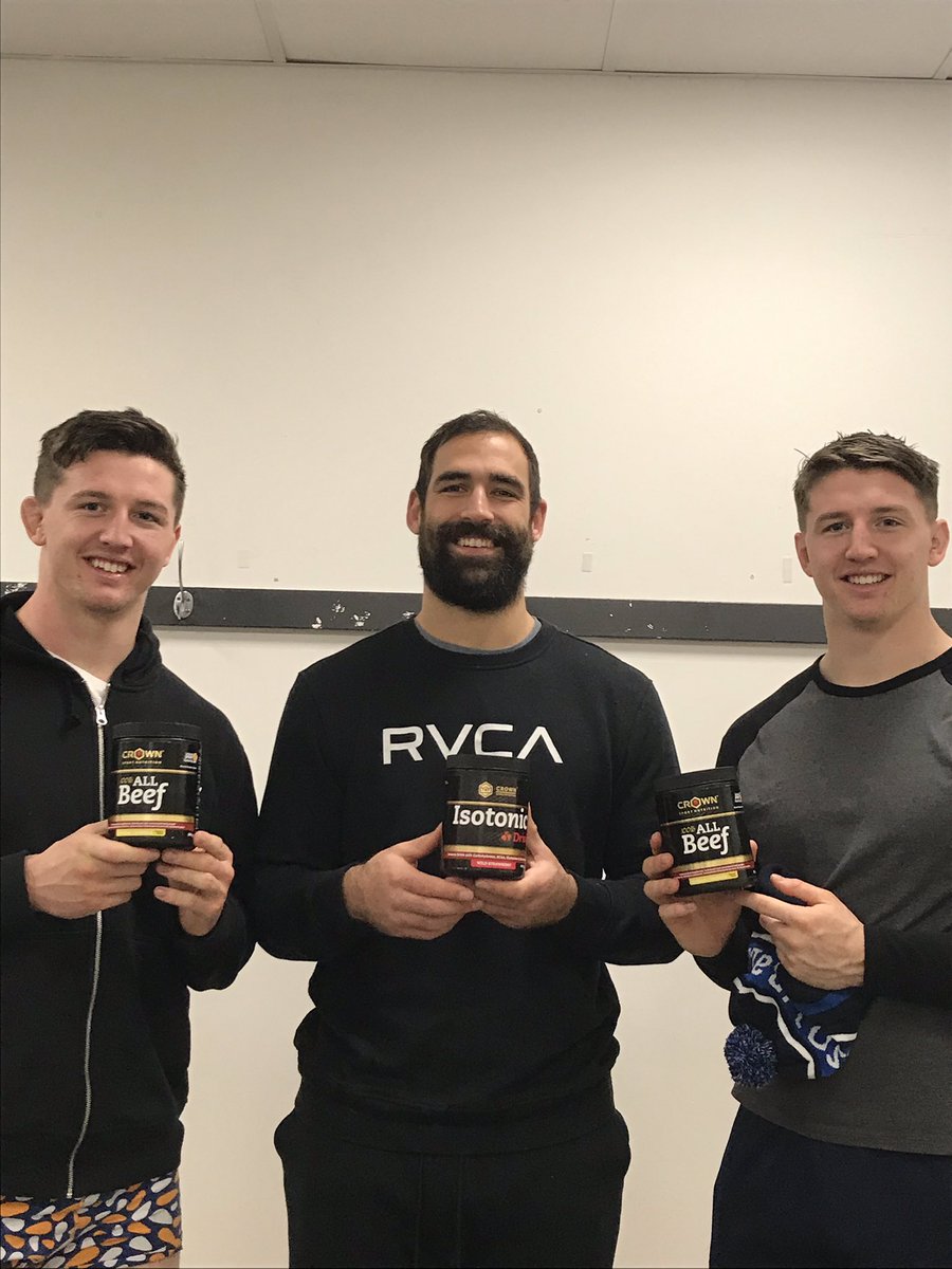 Big thanks to @CrownsNutrition for sorting the boys out with these awesome products. <a href="/BenCurry98/">Ben Curry</a> <a href="/TomCurry98/">Thomas Curry</a> #allbeef #crownsnutrition