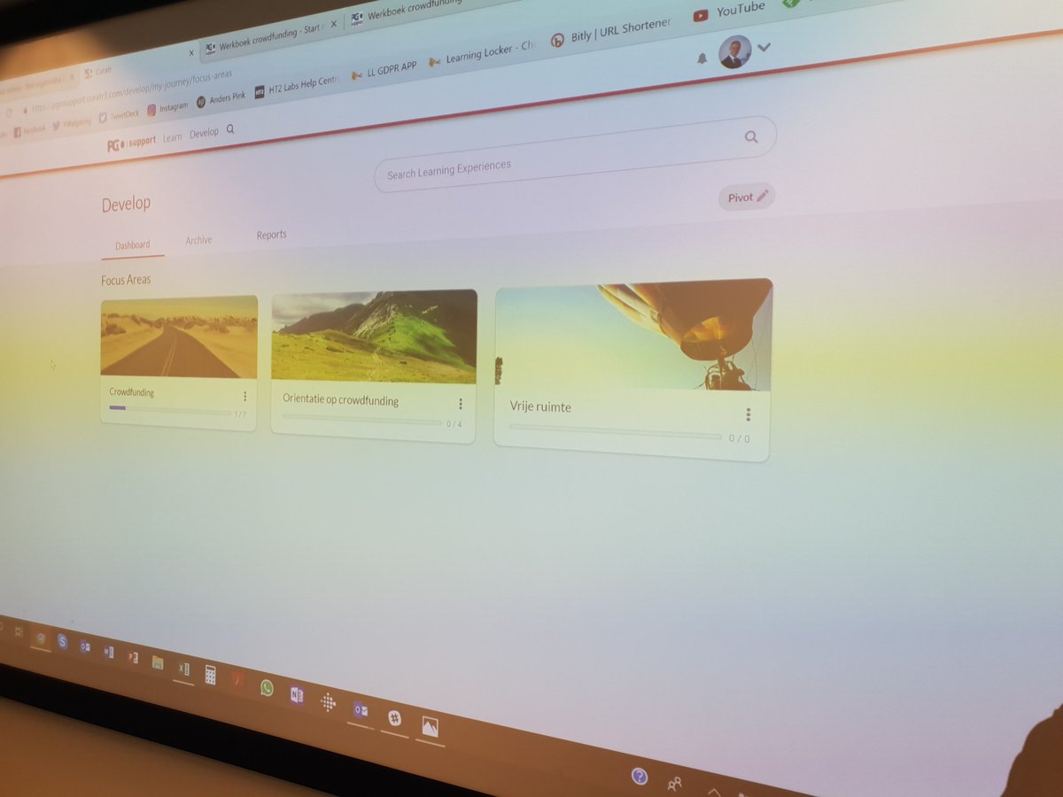 Vandaag weer een mooie sessie gehad @PGOsupport #lxp #learningexperienceplatform #curatrlxp #personalizedlearning