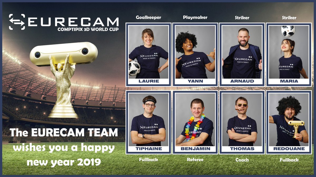 Ready for 2019? We are! HAPPY NEW YEAR from the <a href="/EURECAM/">EURECAM</a> team!
#madeinfrance #comptipix3dworldcup #3dpeoplecounting #3dsensor #peoplecounting #comptagedepersonnes #conteodepersonas