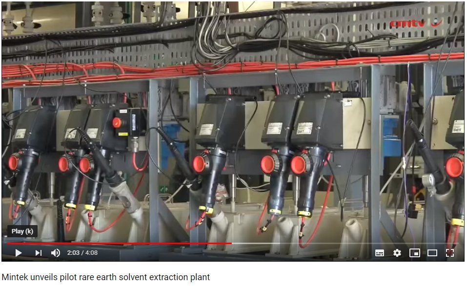 #FlashBackFriday to when @Mintek_RSA unveiled the rare earth solvent extraction pilot plant. Watch the full video here https://goo.gl/Z2RYFW