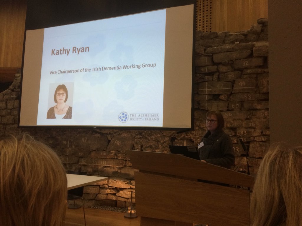 Moving and powerful talk by Kathy Ryan. Information gives you power. #UnderstandTogether @DSIDCDementia