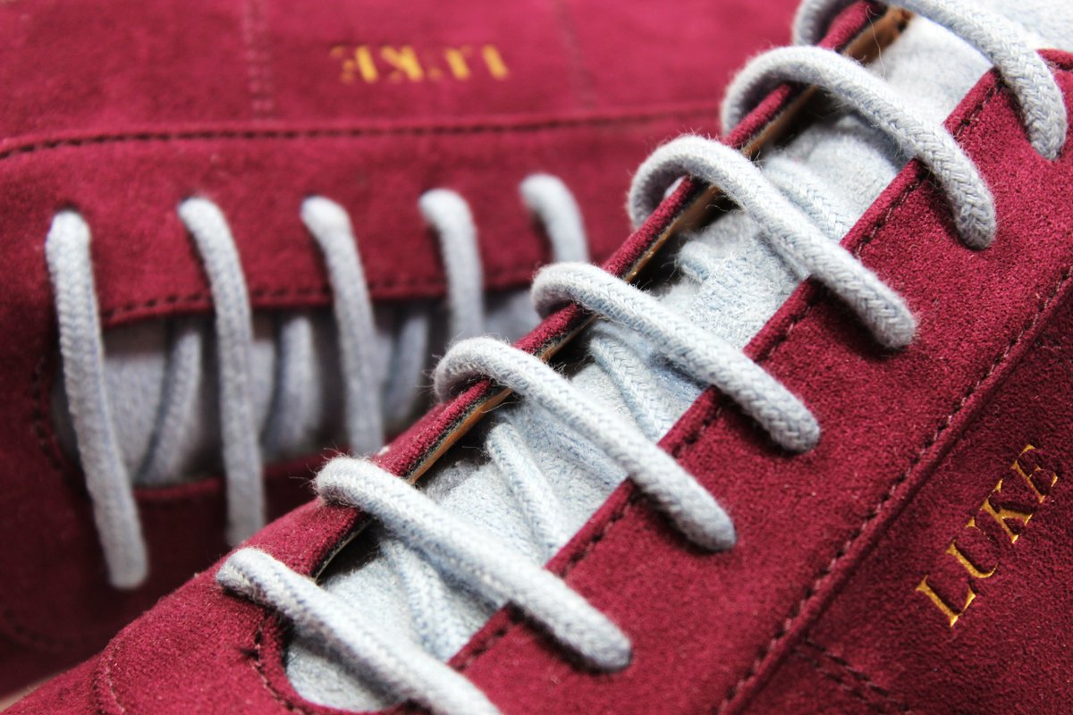 luke trainers claret and blue